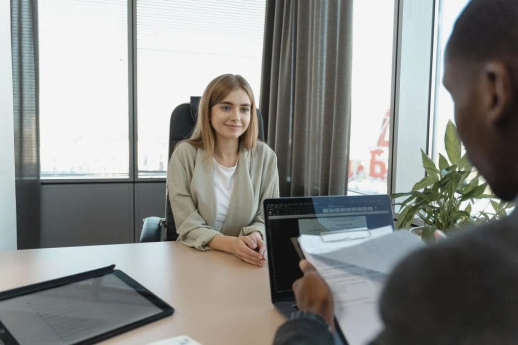 Impresión en entrevista de trabajo