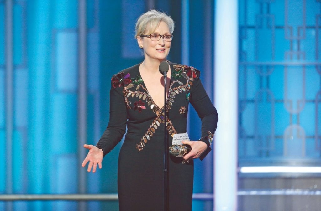 Meryl Streep en premiación
