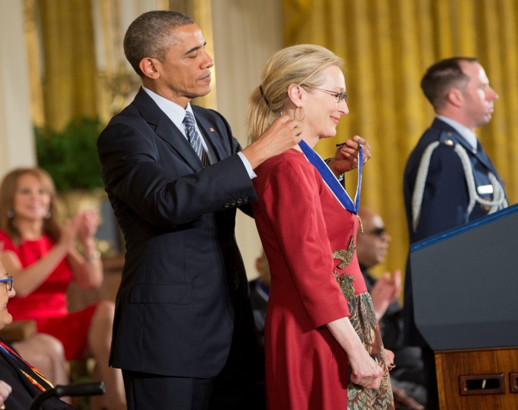 Meryl Streep y Barack Obama