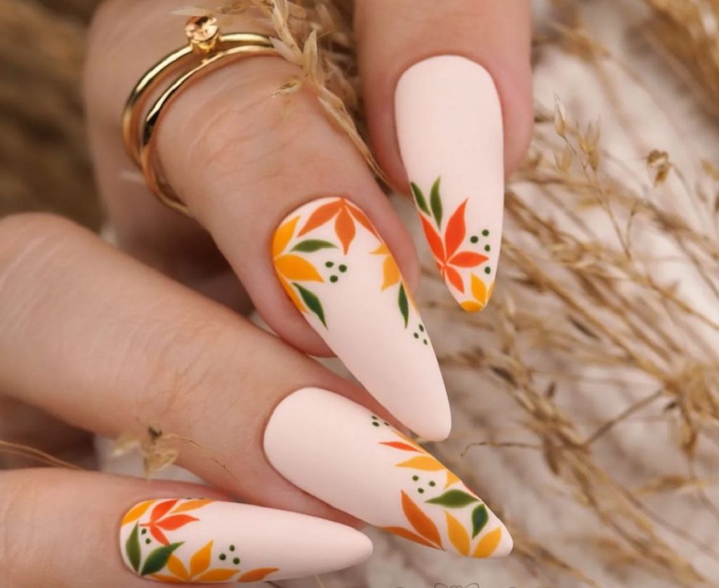 'nail art' de otoño