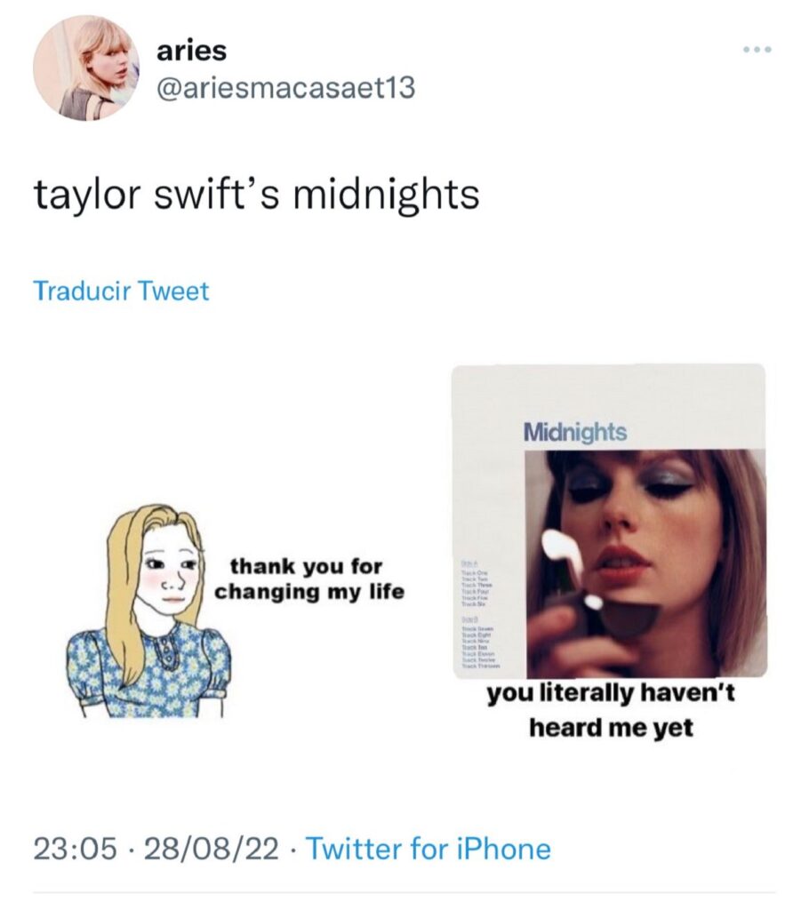 ‘Midnights’ de Taylor Swift: 10 divertidos memes que nos dejó