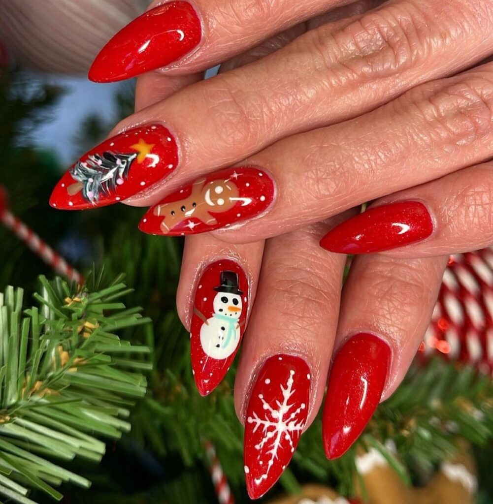 Pegatinas y calcomanías 3D para uñas de Navidad, adhesivos para uñas, Papá  Noel, copo de nieve, alce, árbol de Navidad, manicura, diseño de arte de  uñas de Navidad, 1 pieza - AliExpress