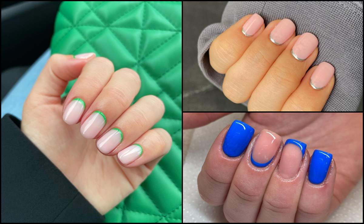 Ideas para hacerte un manicure francés ‘al revés’