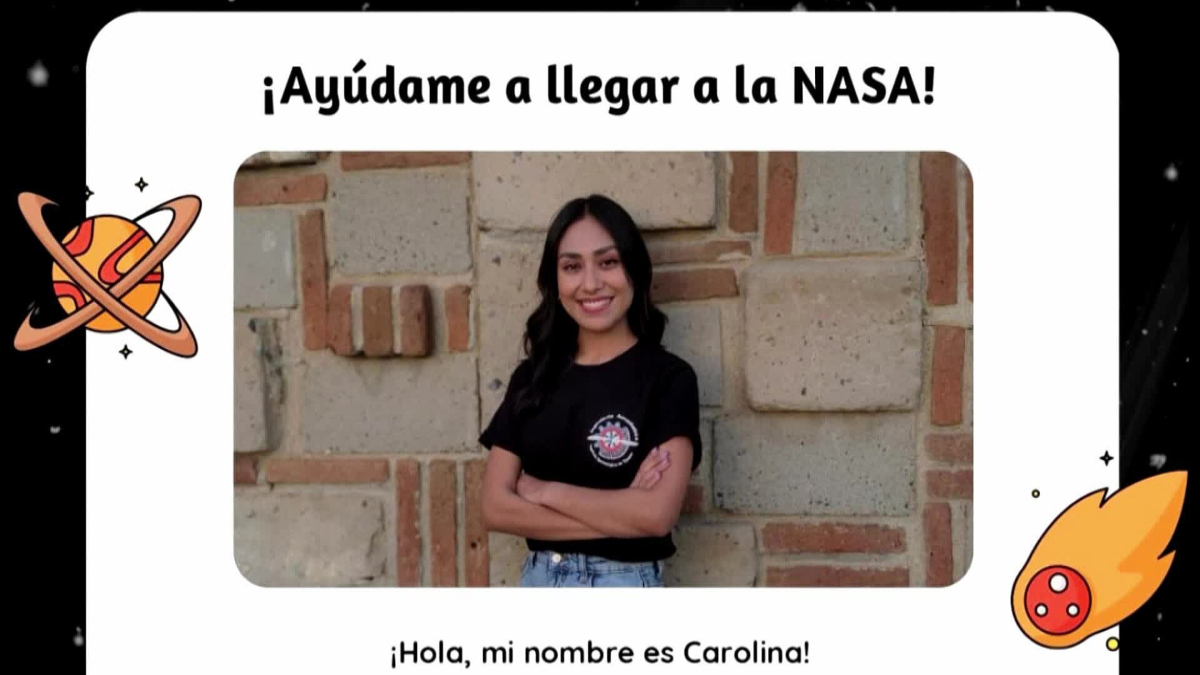 Carolina Méndez, la estudiante mexicana elegida por la NASA