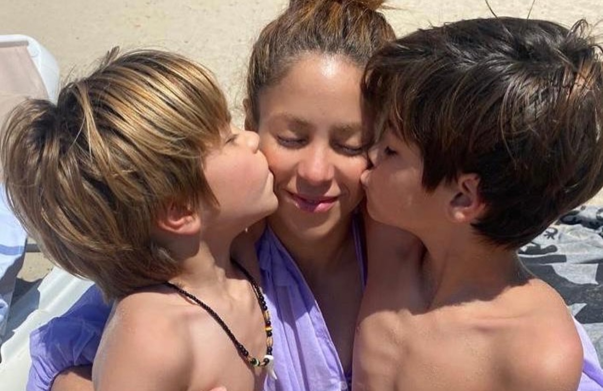 Shakira conmueve con tierno mensaje dedicado a sus hijos en redes