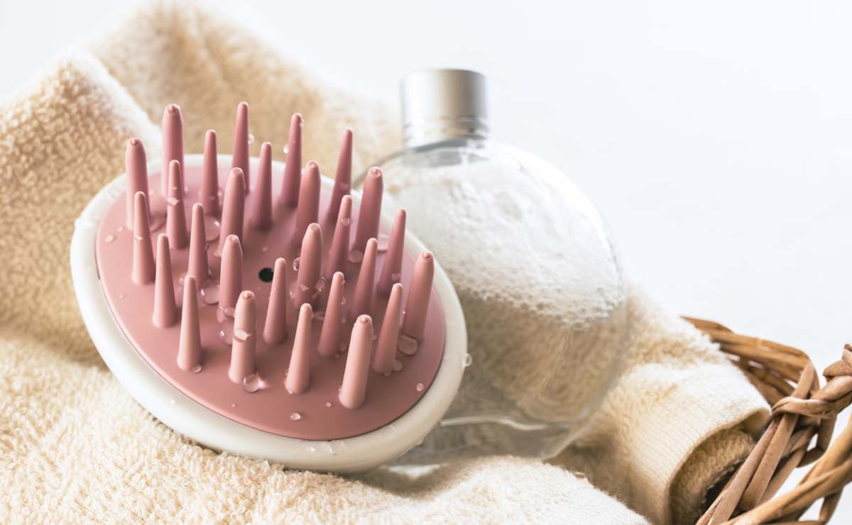 Cepillo masajeador de cuero cabelludo