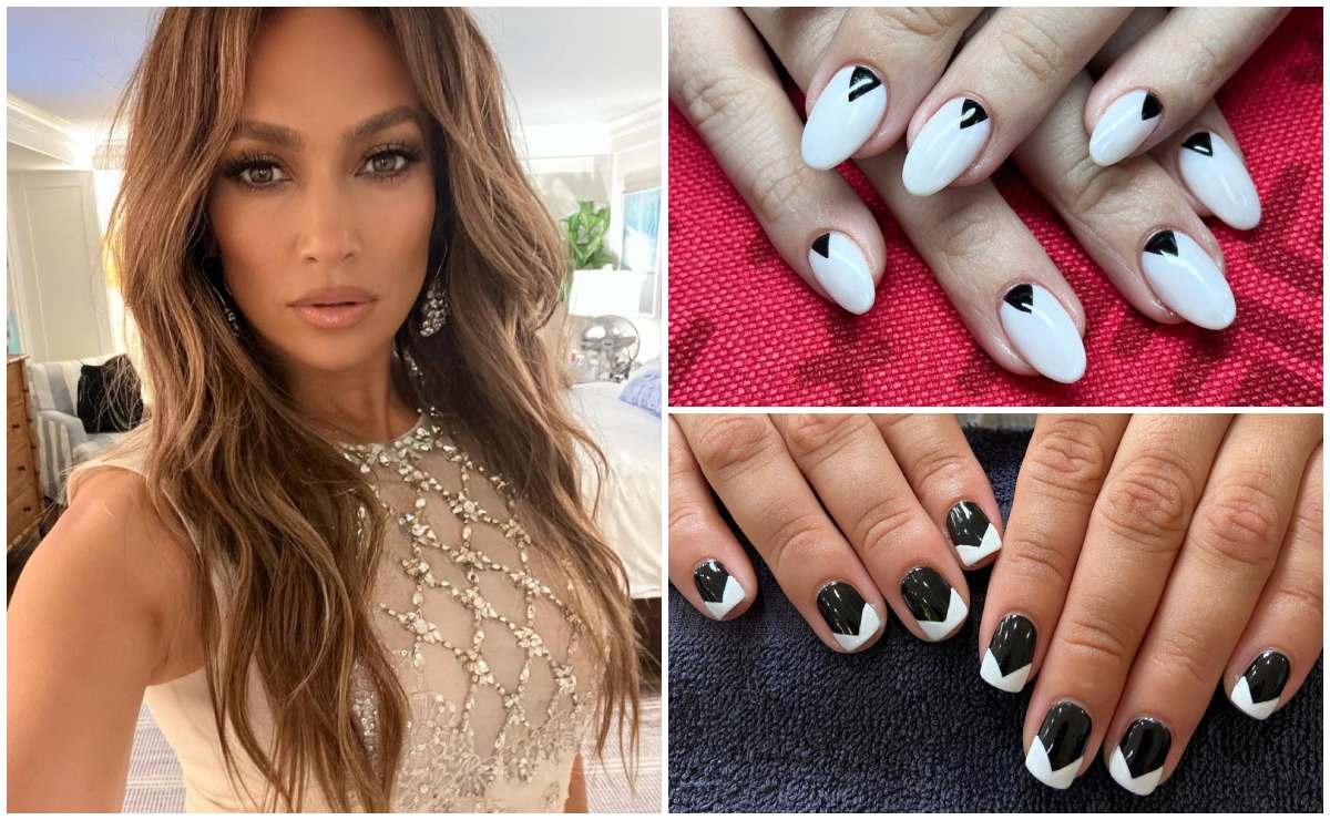 ‘Tuxedo nails’, un trend que conquistó a JLo y Camila Cabello