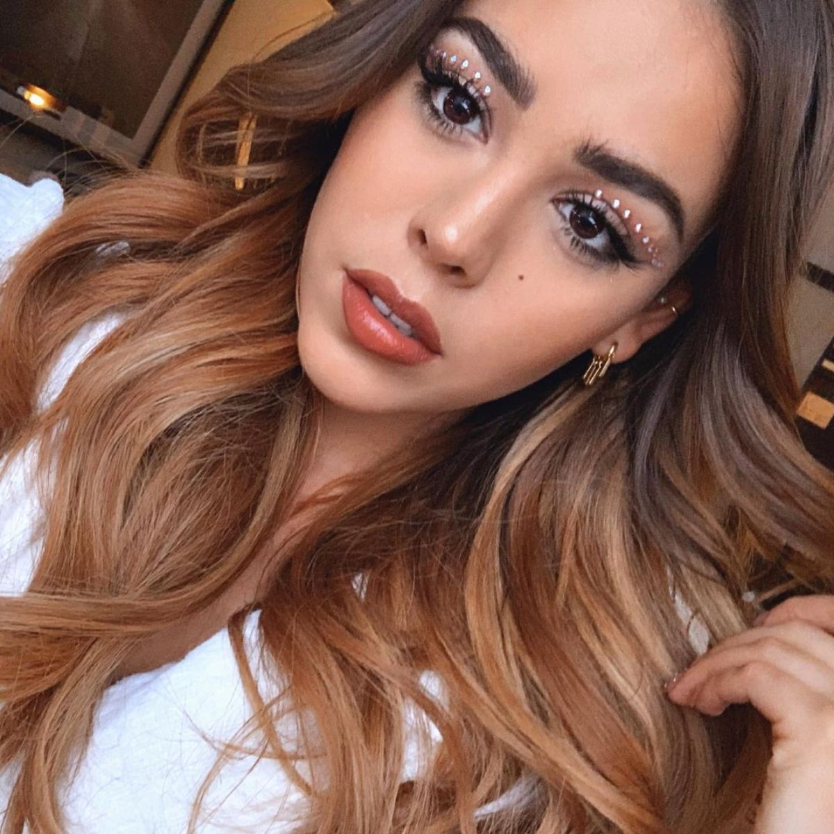 Danna Paola y el maquillaje que solo es apto para las más atrevidas - Foto 1