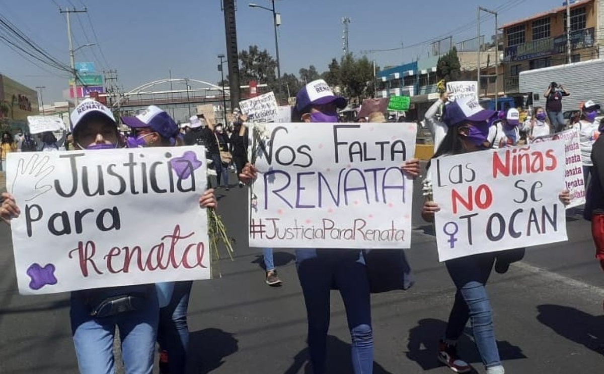 Piden 'Justicia para Renata' a tres años de su feminicidio