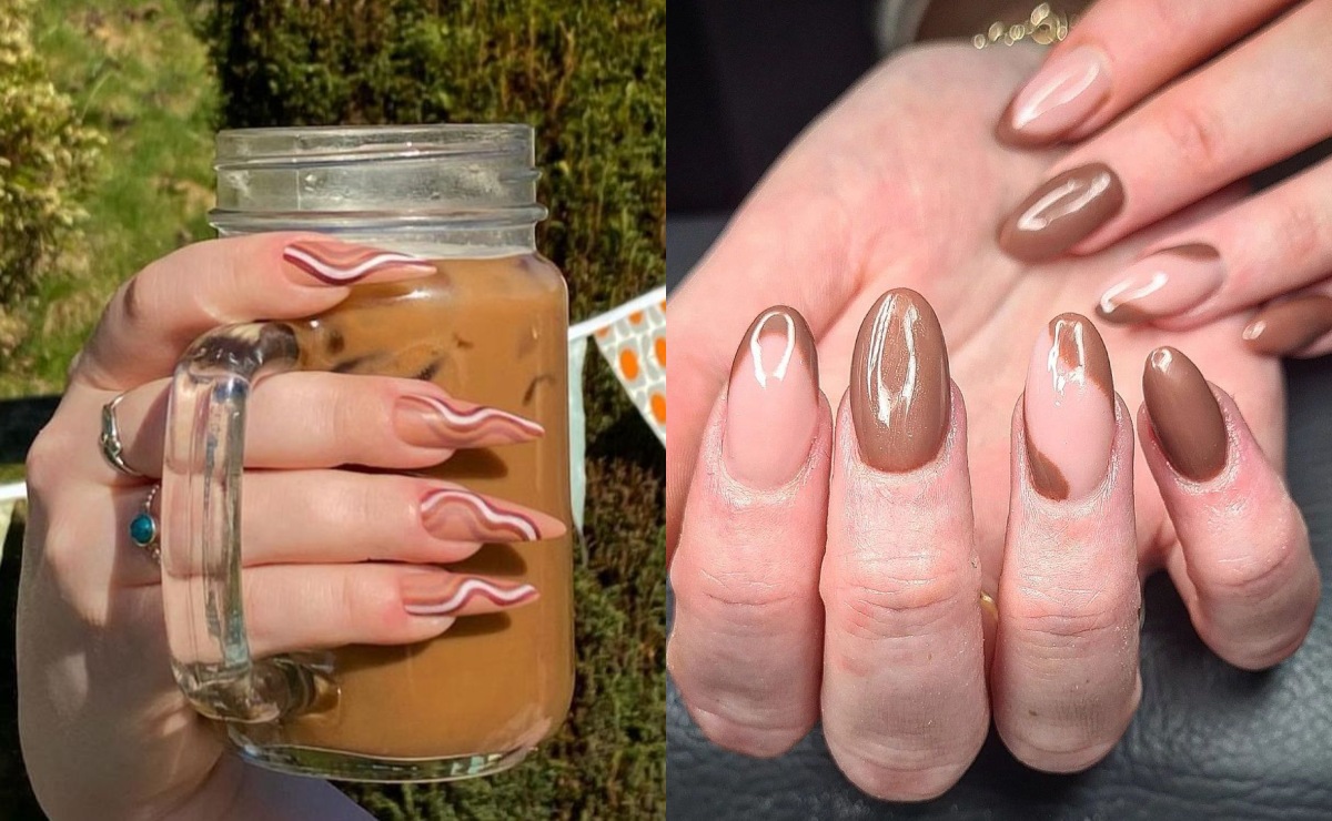 ‘Iced coffee nails’, la tendencia minimalista de uñas para otoño