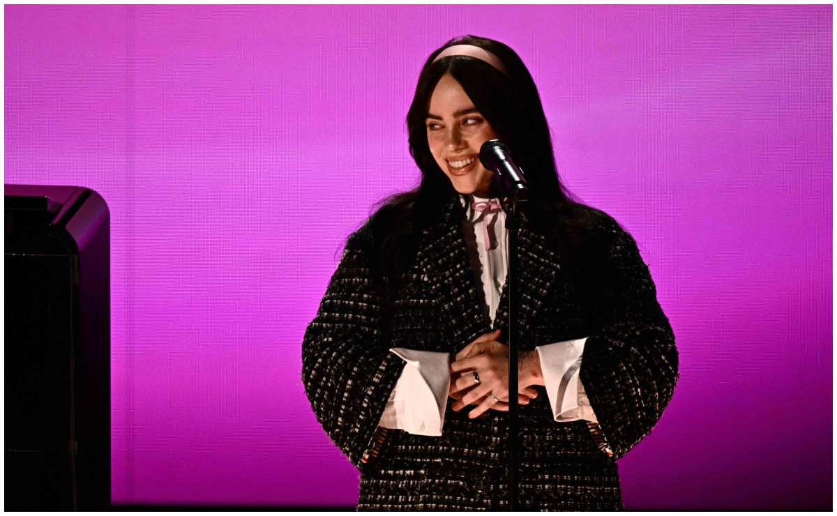 Billie Eilish pone de pie al público de los Oscar 2024